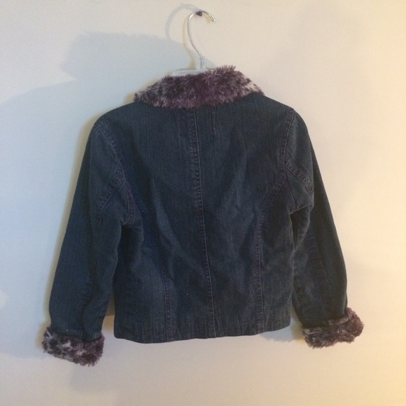 Squeeze Girls Purple Jean Jacket - Picture 3 of 3